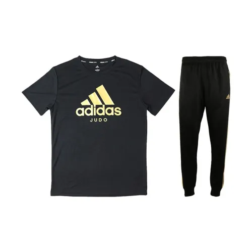 Adidas Casual Sportswear Men Black/Gold