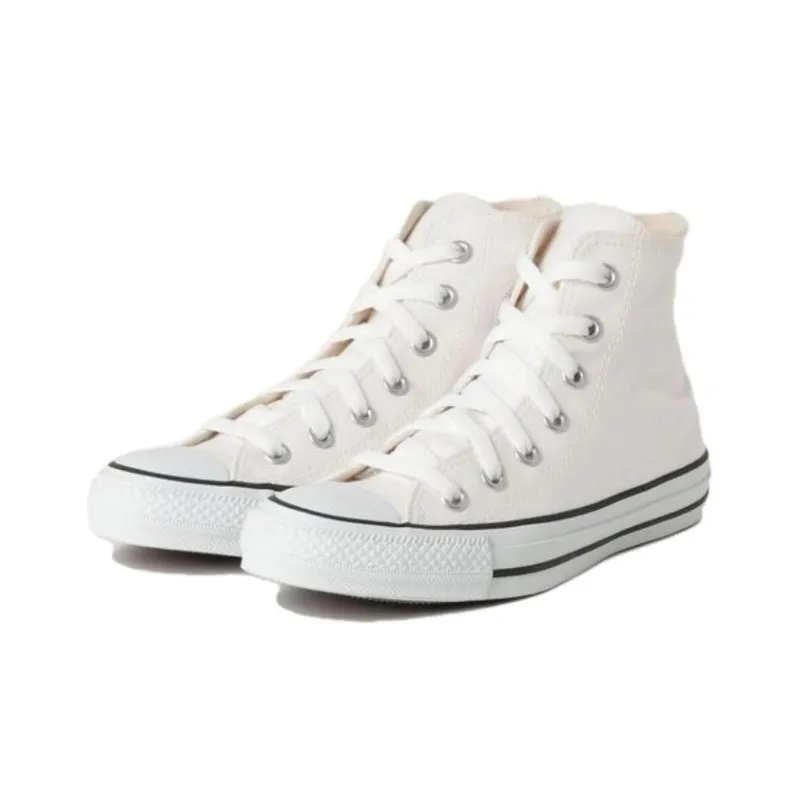 Converse All Star Canvas Anti Slip Wear Resistant High Top Canvas Shoes Unisex White-2