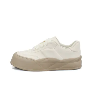 B10CROWN Anti Slip Wear Resistant Low Top Skateboard Shoes Women's Apricot Card