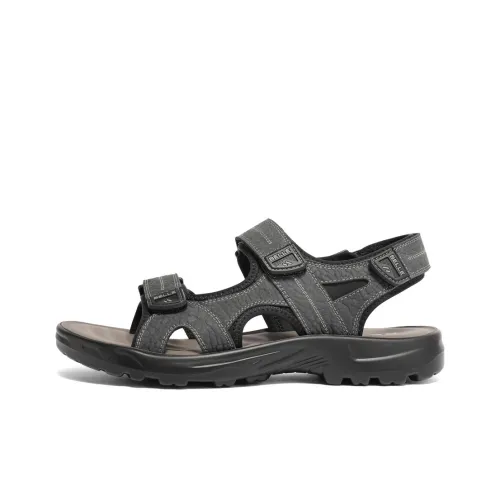BELLE Beach Sandals Men Gray/Brown