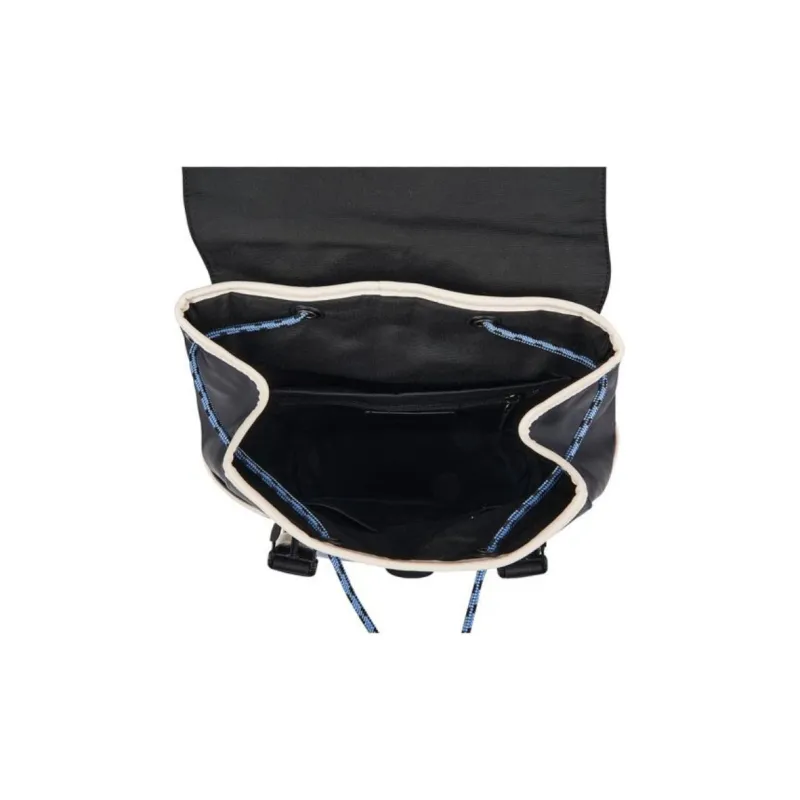 COACH Track Cow Leather Patchwork With Fabric Backpack Large Size Men's Midnight Blue Sky Blue-6