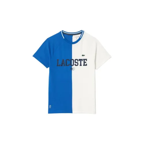 LACOSTE Daniel Medvedev Collaboration T-Shirts Men Blue