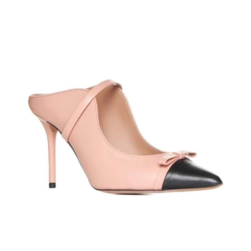 Malone Souliers Blanca 85mm Leather Mules-1