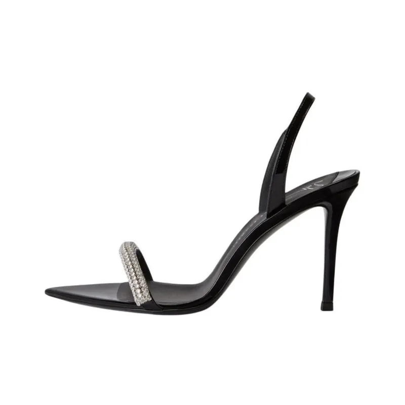 Giuseppe Zanotti Intriigo Galassia 90mm Leather Sandals Women's-0