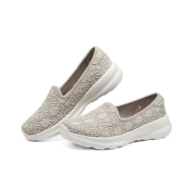 Skechers Durable Breathable Lightweight Low Top Casual Shoes Women's Taupe-2