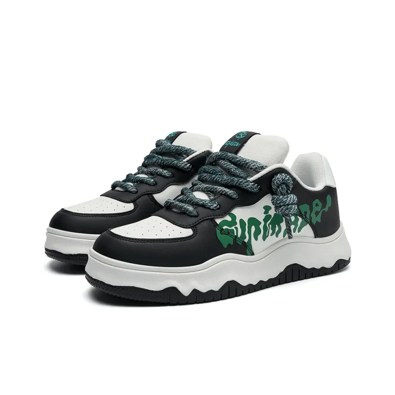Isolated Manufacturing Coverage Slip-Resistant Cushioning Height Increasing Low-Top Skateboard Shoes Unisex-12