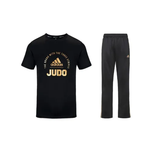 Adidas Casual Sportswear Men Black/Gold