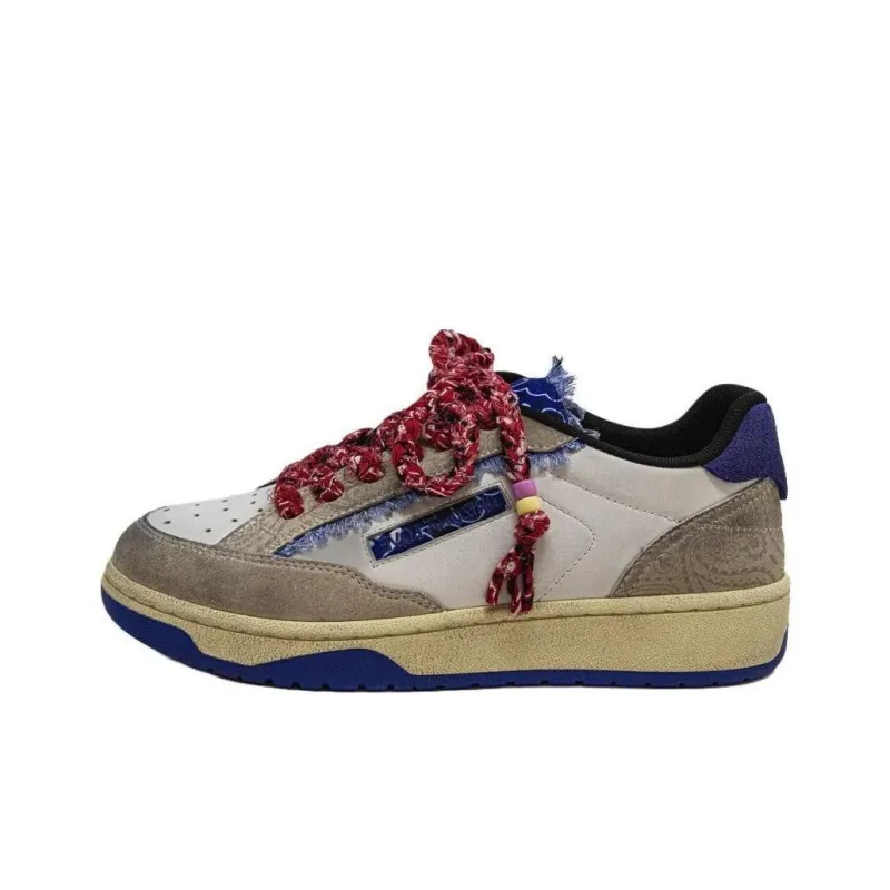 Arizona Love Low-Top Skateboard Shoes Women's Blue Red-0