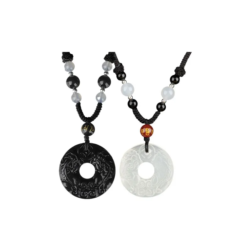 LOVING Jade Necklaces Unisex-7