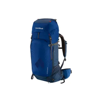 MONTBELL Mountaineering Outdoor Bag Nylon 80L Royal Blue Unisex