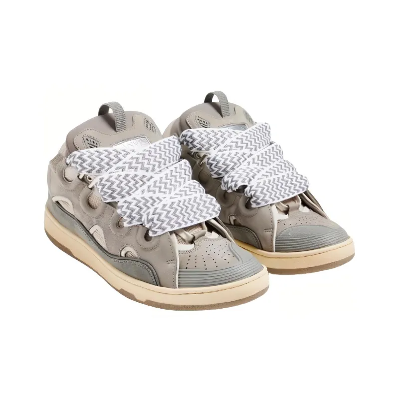 Lanvin Curb Sneaker Grey Ivory-2