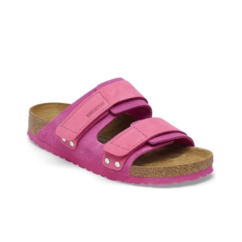 Birkenstock Slide Slippers Women's Fuchsia Narrow-1