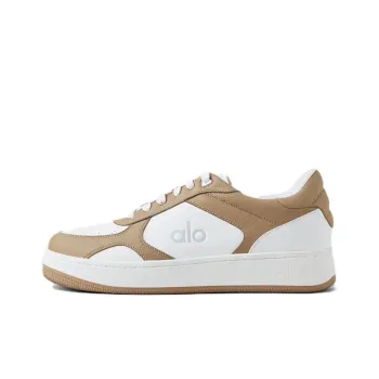 Alo Yoga Anti Slip Wear Resistant Low Top Skateboard Shoes Unisex Brown White
