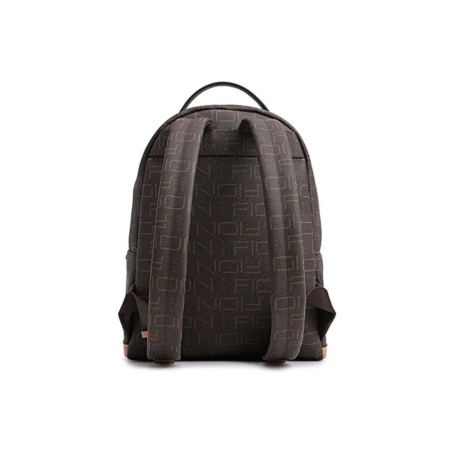 FION PVC Backpack Tubas Women's Coffee & Tea Brown-2