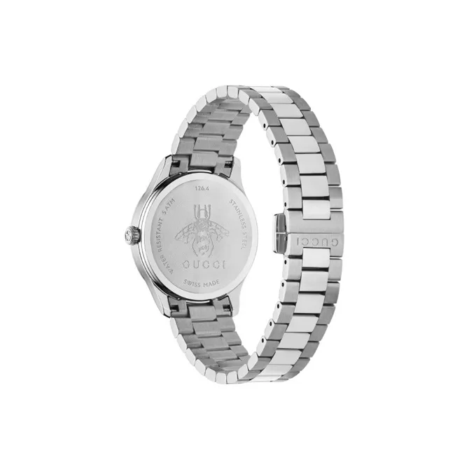 GUCCI Wrist Watch Automatic Mechanical Movement Stainless Steel Watchband 32mm Blue Dial Unisex-2