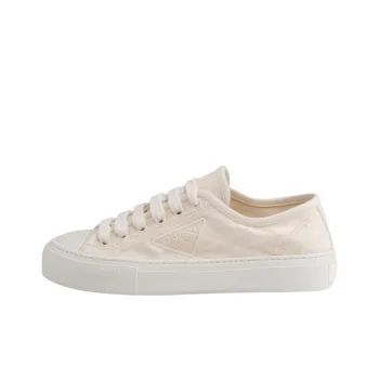PRADA Triangle logo Canvas Sneakers
