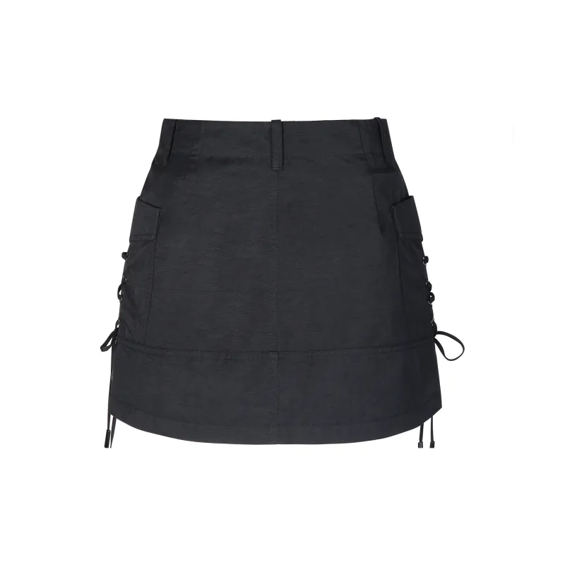 Guuka Hero Cargo Short Skirts Women's Black-1