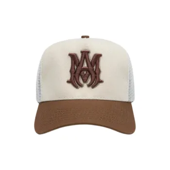 AMIRI Cotton Baseball Caps Unisex Brown