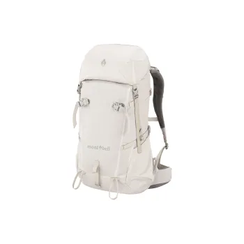 MONTBELL Nylon Outdoor Mountaineering Bag Backpack Regular Unisex Light Gray
