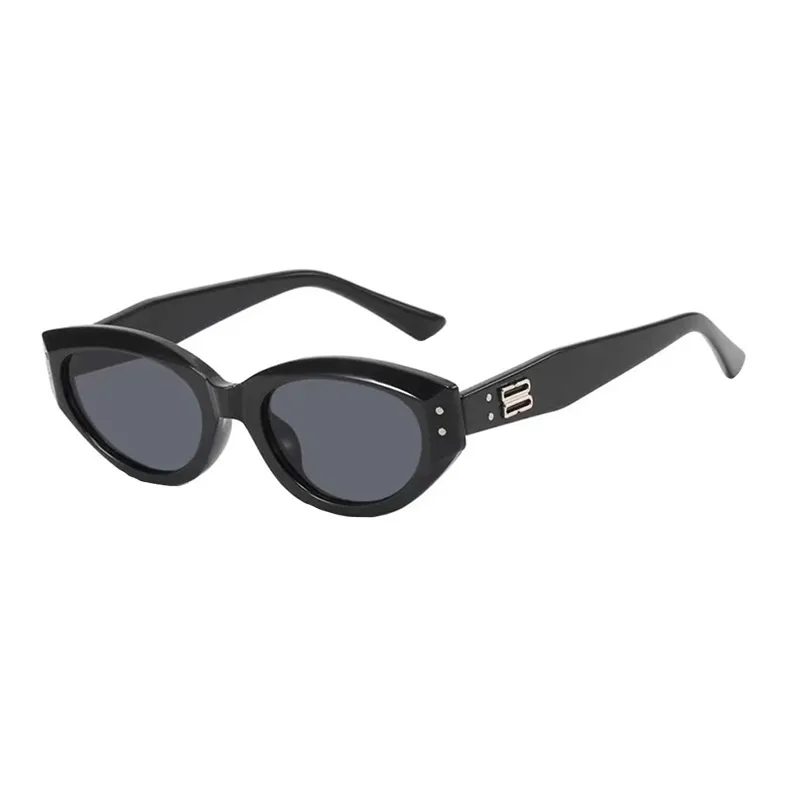 VERENA REINE Plate Frame Oval Sunglasses Unisex-0
