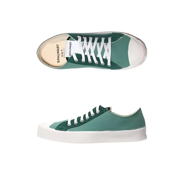 SPALWART Low Top Canvas Shoes Unisex Green-3