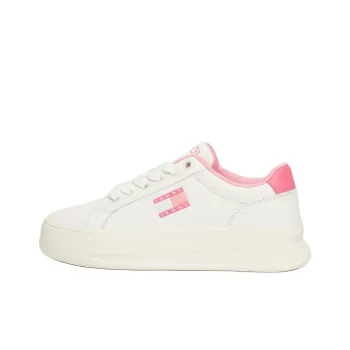 Tommy Hilfiger Low Top Skateboard Shoes Women's White Pink