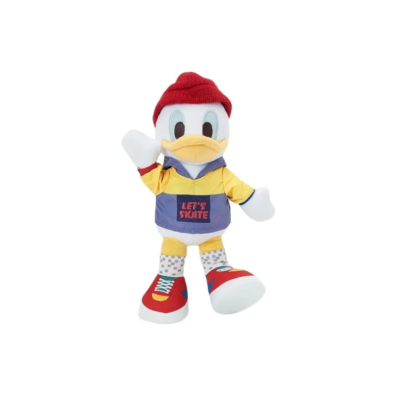 Disney 2024 Spring Mickey And Friends Collection Donald Duck With Frame Dolls Plush Doll 17cm Height-0