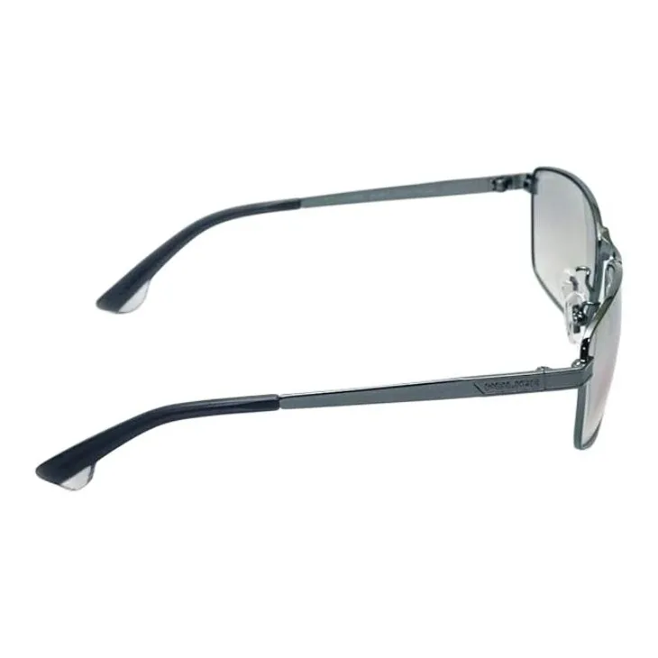 Police Rectangular Sunglasses Men's Black-3