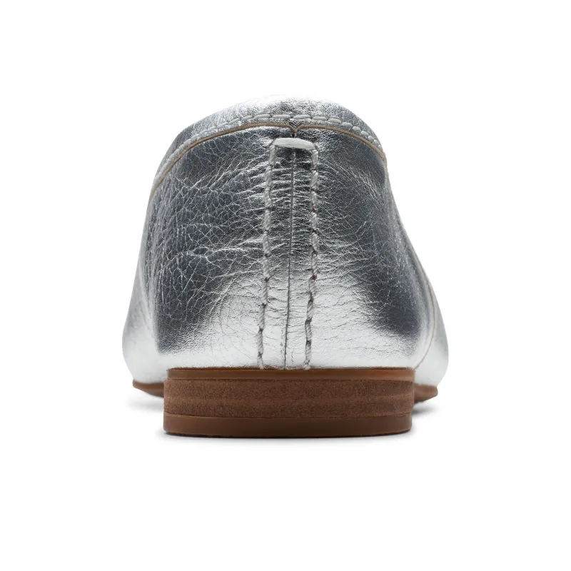 Clarks Casual Single Shoes Women's Silver-3