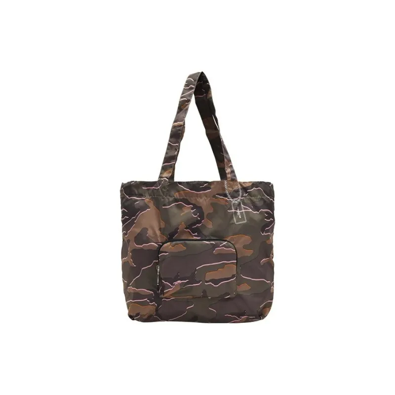 COACH Packable Nylon Fabric Tote Bag Shopping Bag Handbag Shoulder Bag Regular Women's Army Green-1