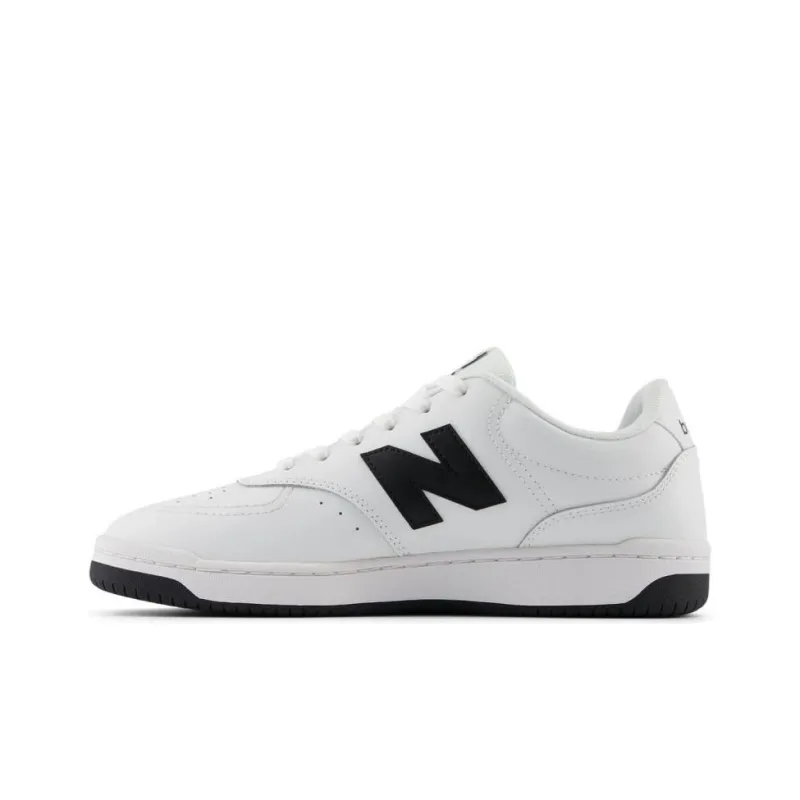 New Balance BB80 Cushioning, Wear Resistant Low Top Skateboard Shoes Unisex White-0