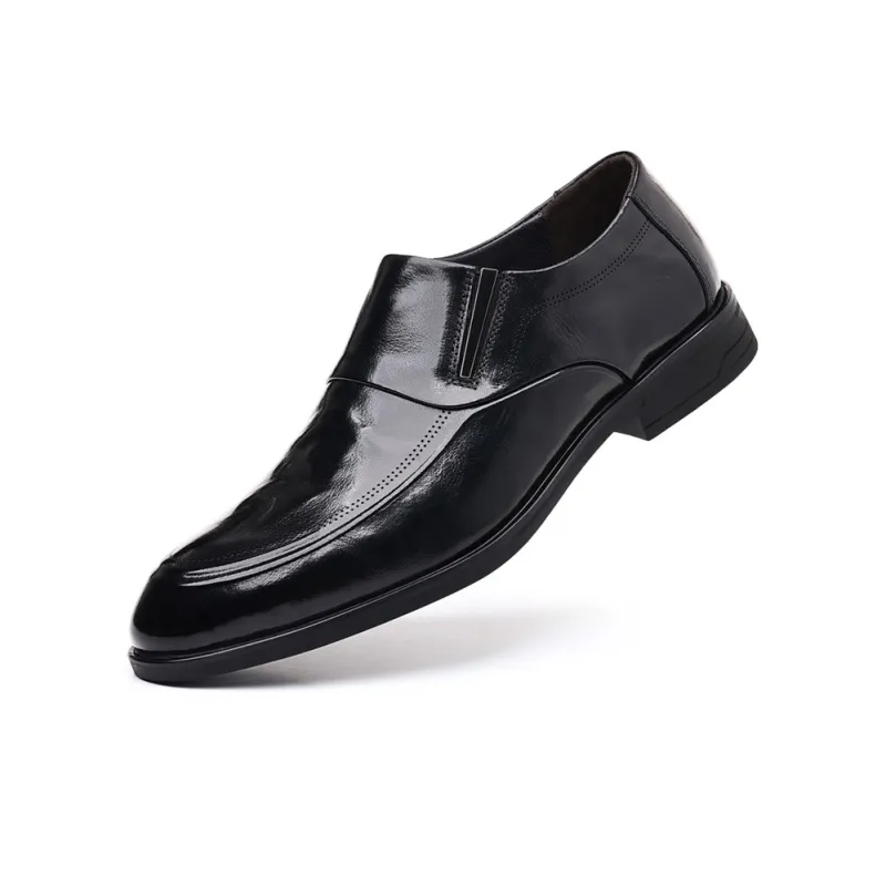 YEDANI Dress Shoes Men Low Top Black/Brown-2