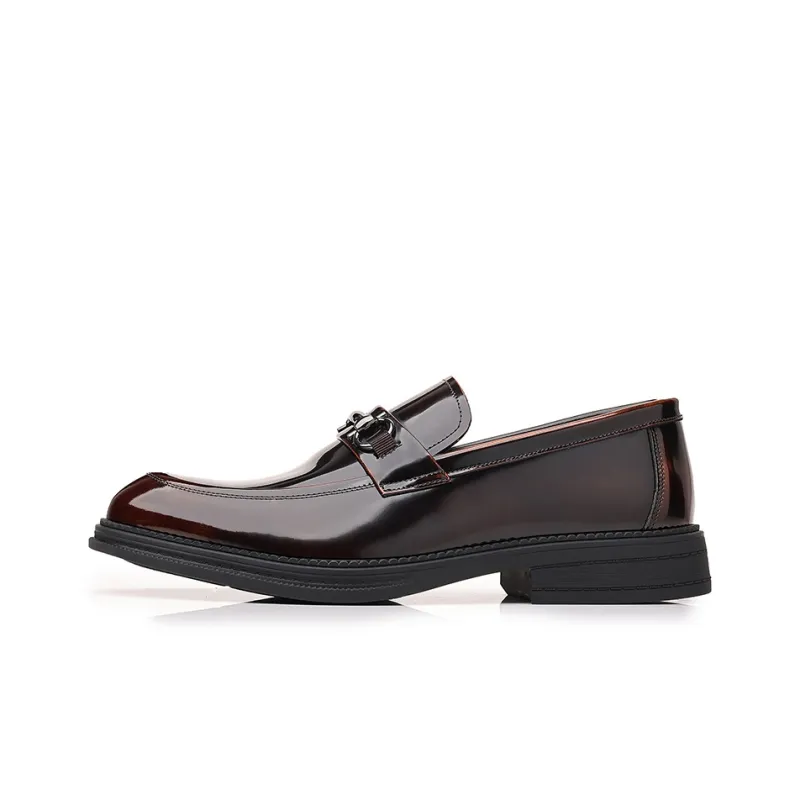 LUOMAIKE Dress Shoes Men Low Top Black, Brown-5
