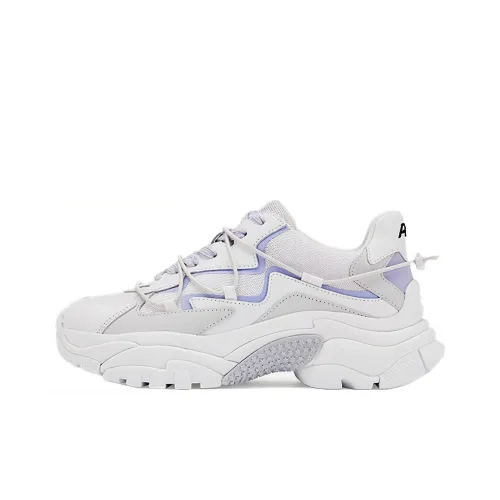 ASH Chunky Sneakers Women's Low-Top White/Purple