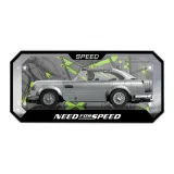 Graffiti Green Model Cars Display Case (Building Blocks Not Included)