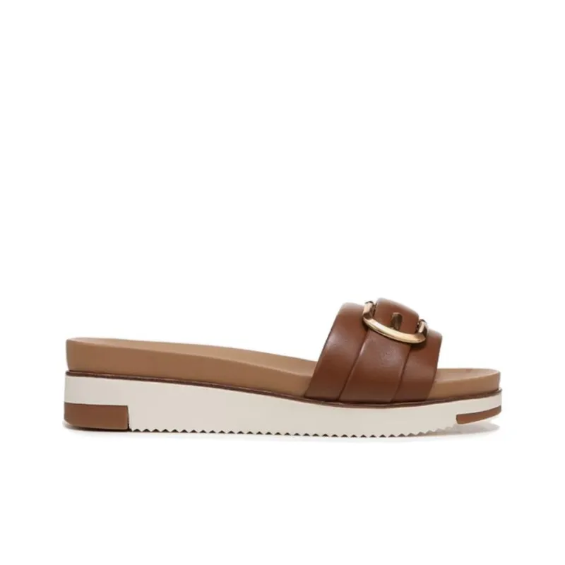 SAM EDELMAN Slide Slippers Women's Red Brown-1