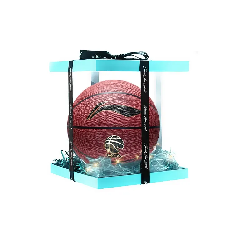 LiNing CBA Collection PU Basketball Brown Red Size 7 Ball Training Unisex-10