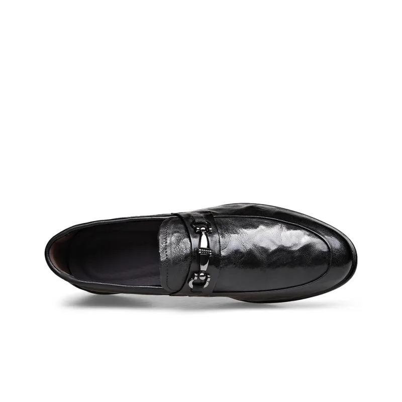 Romon Men's Casual Shoes Men Low Top Black/Brown-2