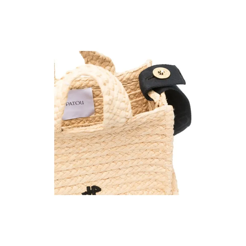 Patou Jp Wovened Small Top Handle Bag-2
