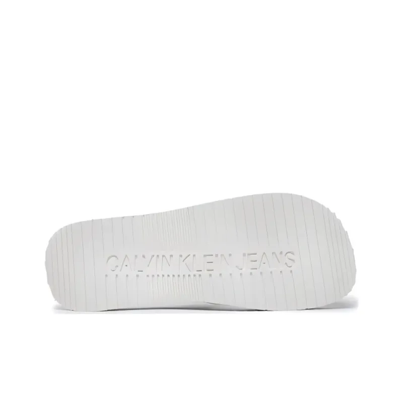 CKJ CALVIN KLEIN JEANS Flip Flops Men's White-4
