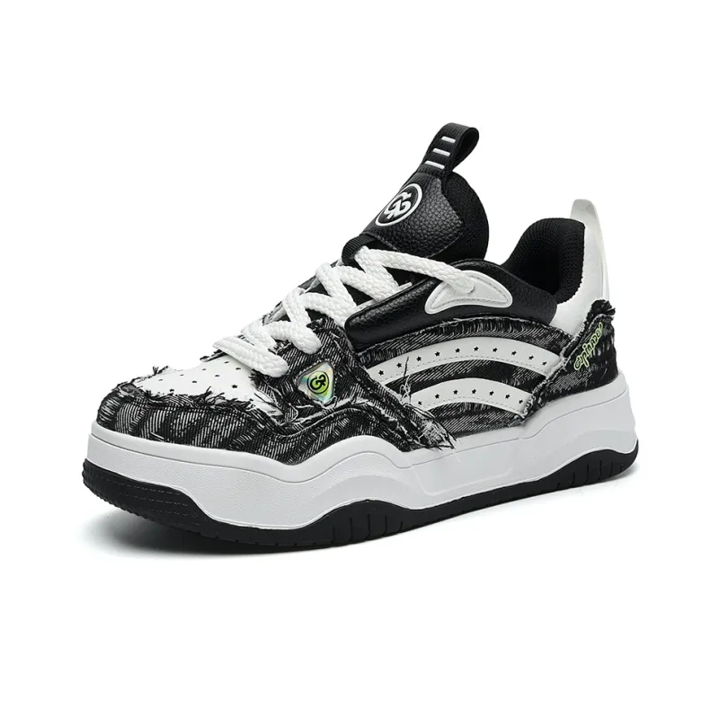 Isolated Manufacturing Coverage Slip-Resistant Breathable Low-Top Skateboard Shoes Unisex-10