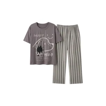 William Pajama Set Women's Gray