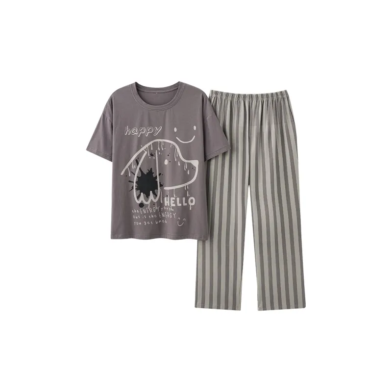 William Pajama Set Women's Gray-0