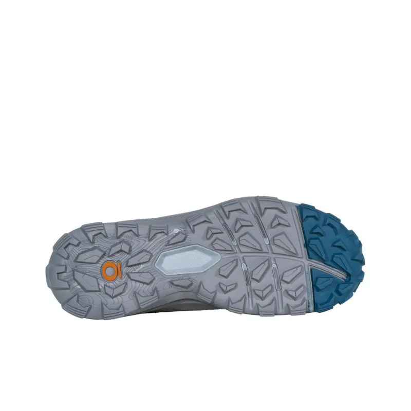 Oboz Footwear Katabatic Cushioning Wear-Resistant Low-Top Outdoor Shoes Women's Gray Blue-4