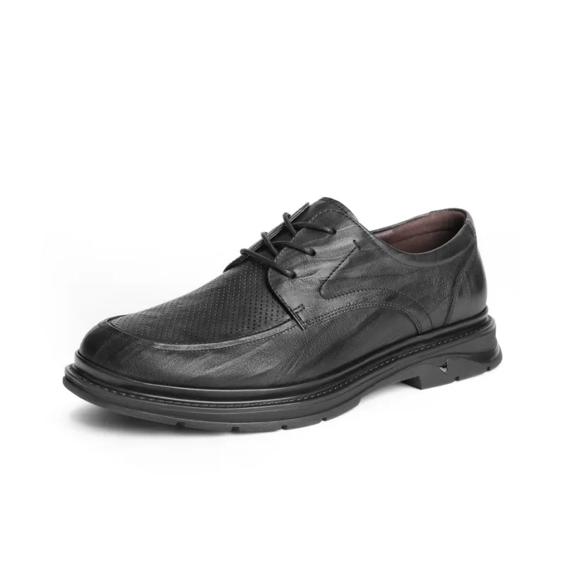 BELLE Men's Casual Shoes Men Low-Top Solid Color-1