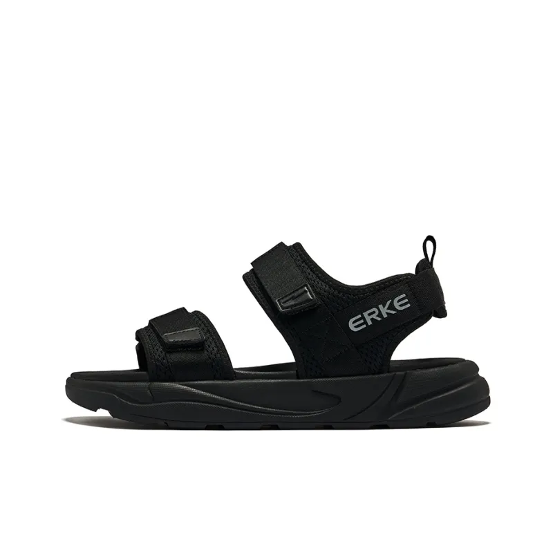 Erke Drifting Beach Sandals Men's Jet Black-0
