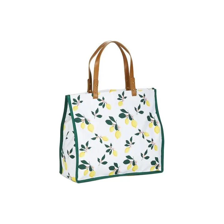 Petite Mendigote Natural Fabric Handbag Women's White-1