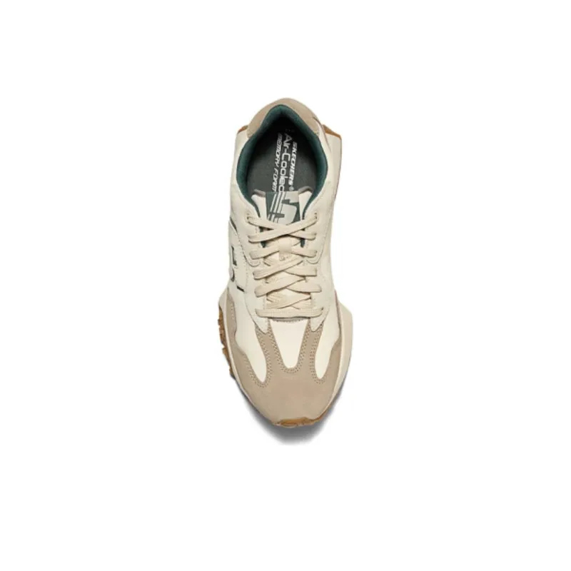 Skechers Cushioning Wear-Resistant Low-Top Running Shoes Men's Ivory-2