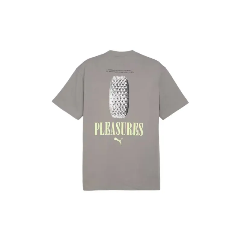 PUMA T Shirts Men Gray-1