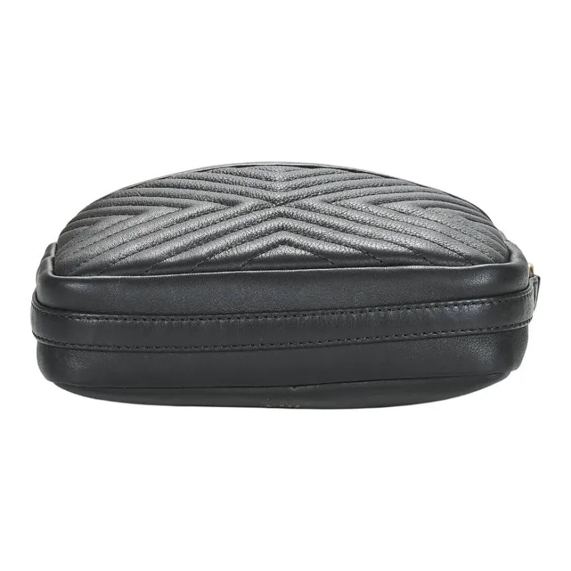 Petite Mendigote Cow Leather Crossbody Bag Women's Black-2